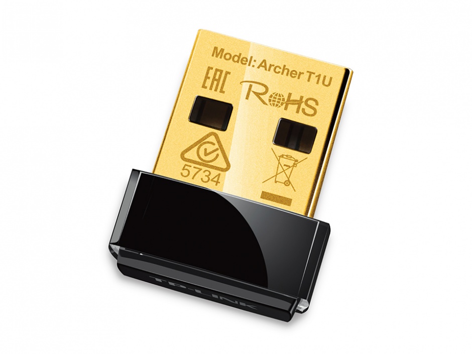 Imagine Placa retea wireless USB. AC450, TP-LINK Archer T1U